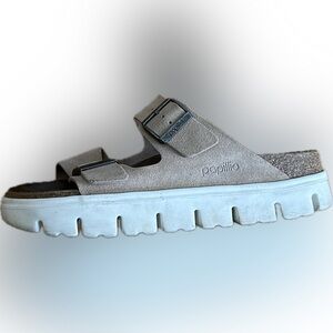 Birkenstock Papillio Sandals in Gray and White